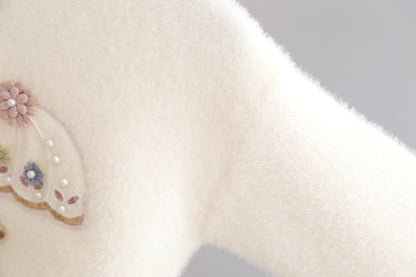 Embroidered Umbrella Princess Sweater