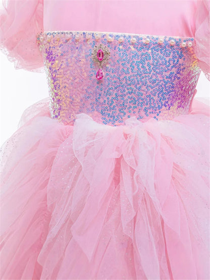 Royal Pink Blossom Gown