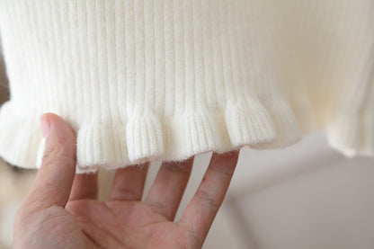 Cozy Ruffle Neck Pullover