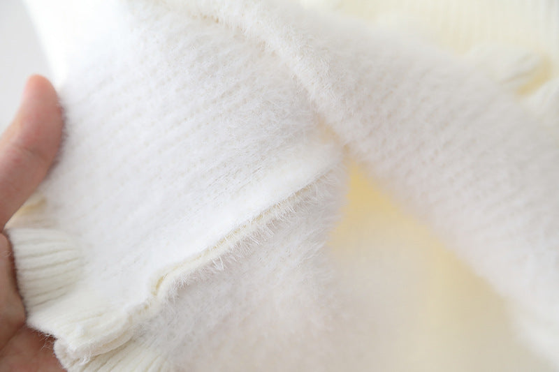 Cozy Ruffle Neck Pullover