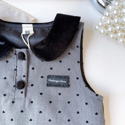 Elegance Grey Girls Set