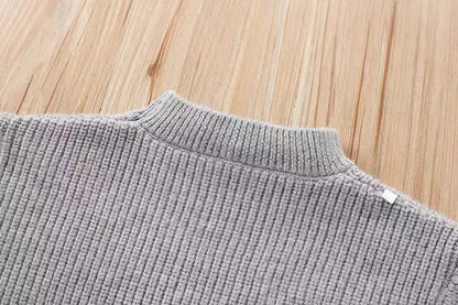 Glitter Bow Knit Set for Girls