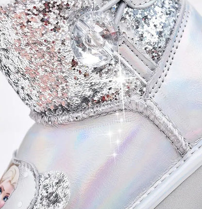 Snow Queen Girls’ Silver Winter Boots