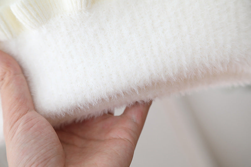 Cozy Ruffle Neck Pullover