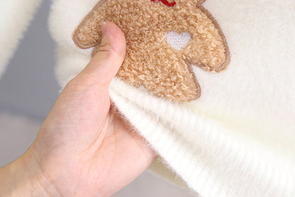 Teddy Patch Knit Sweater