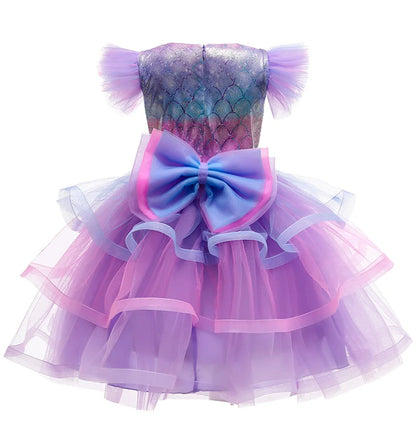 Dreamy Mermaid Dress – Rainbow Sparkle Magic