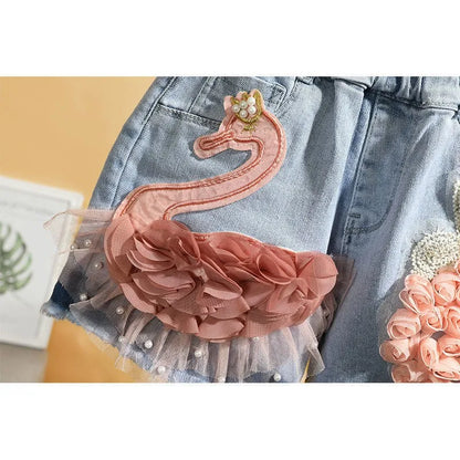Enchanted Summer Denim Shorts