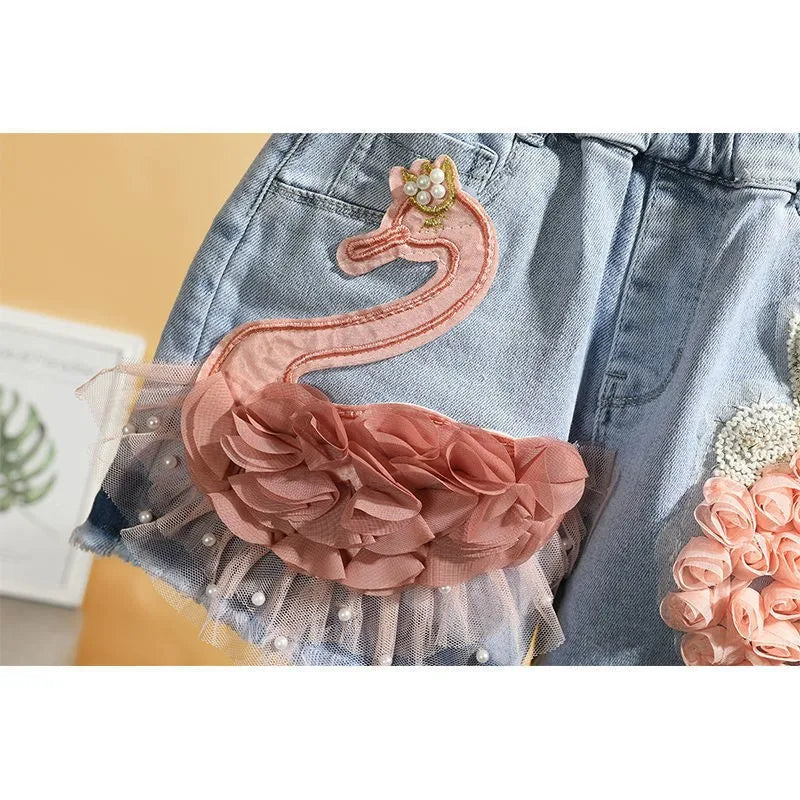 Enchanted Summer Denim Shorts