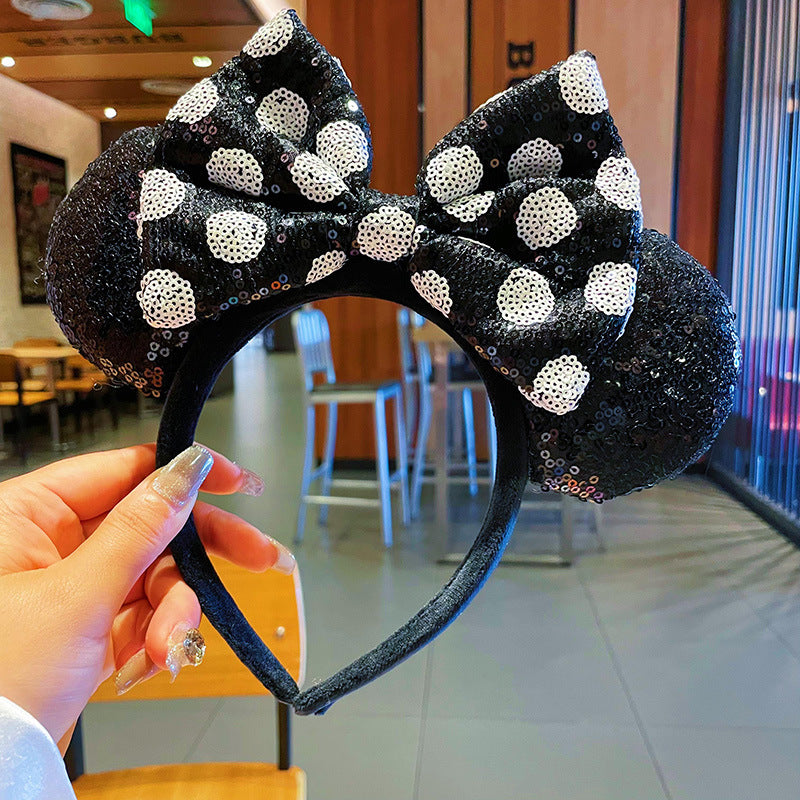 Classic Sparkle Polka Dot Headband