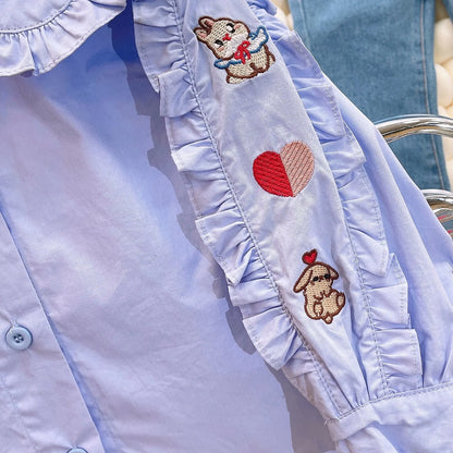 Sweetheart Bunny Denim Set