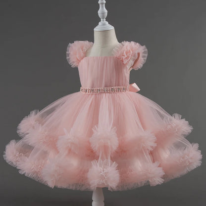 Mariah Layered Tulle Party Dress