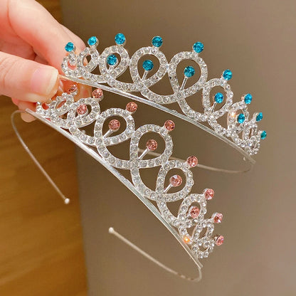 Princess Crown Tiara Set for Girls – 2 Pieces