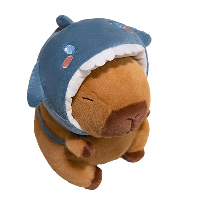 Shark Costume Capybara Plush – Fluffy Capybaras