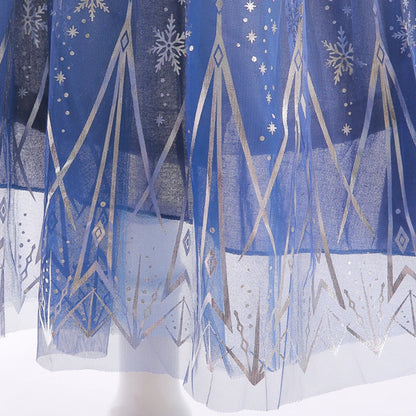 Winter Ice Princess Costume – Velvet & Snowflake Tulle