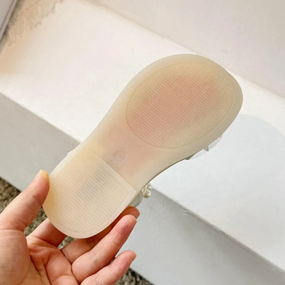 Crystal Bow Princess Sandals