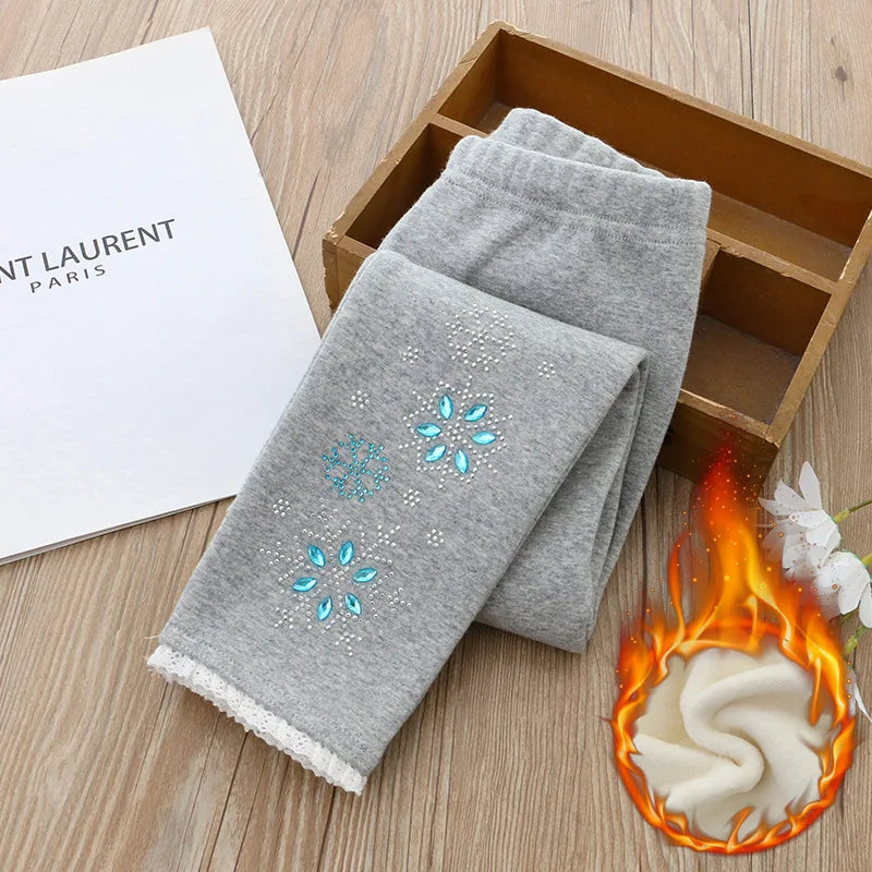 Frosty Sparkle Winter Leggings