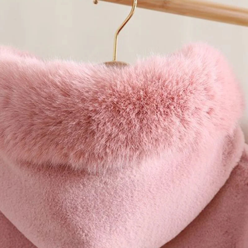 Winter Princess Faux Fur Cape
