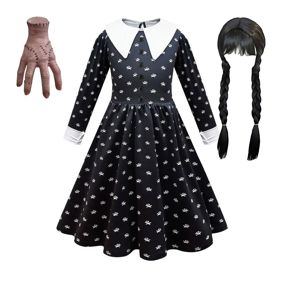 Gothic Girl Halloween Costume Set