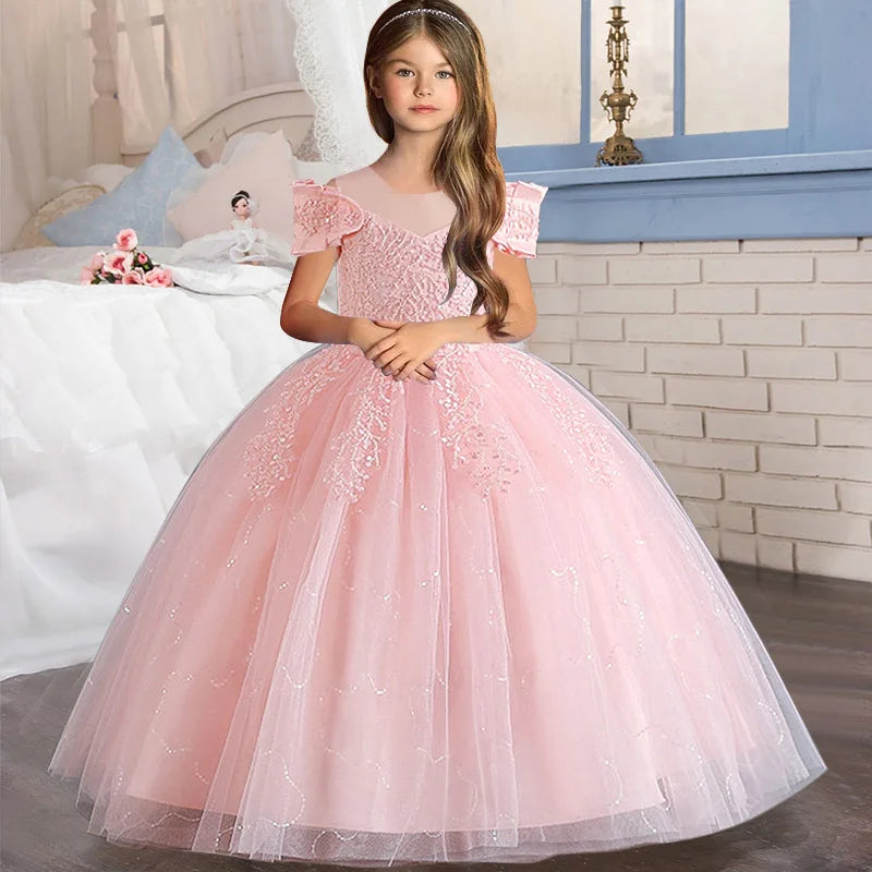 Laura Kids' Party Dress - Colors
