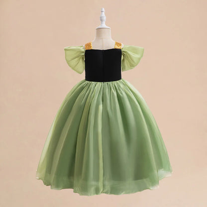 Enchanted Green Princess Costume for Girls