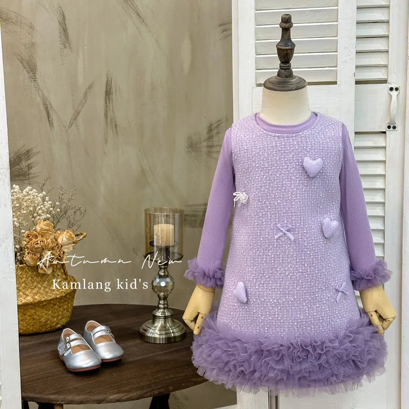 Lilac Whispers Dress – 2 Pieces