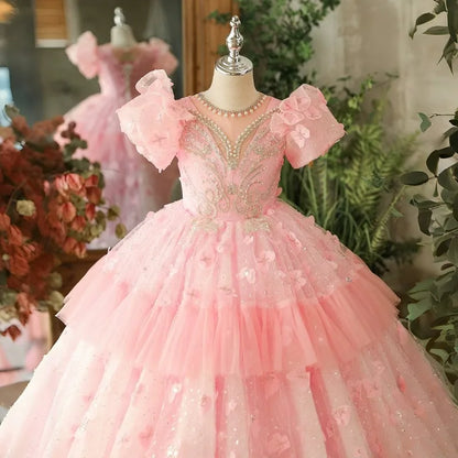 Blush Butterfly Ball Gown
