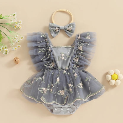 Fairy Garden Baby Romper Set