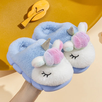Unicorn Dreams Plush Slippers