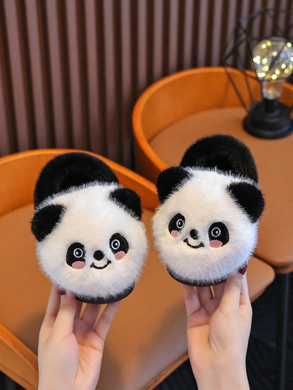 Panda Snuggles Plush Slippers