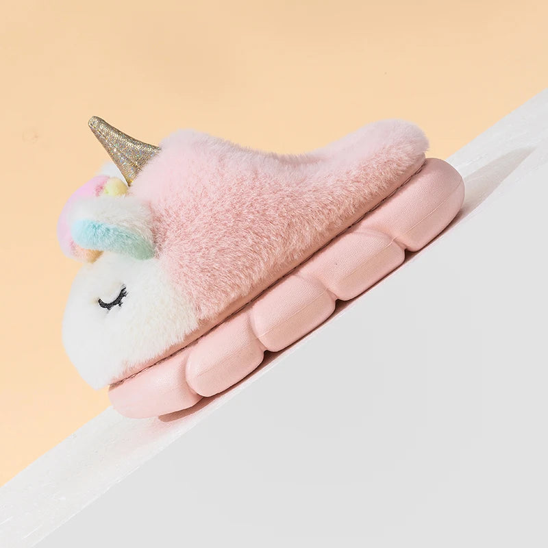 Unicorn Dreams Plush Slippers