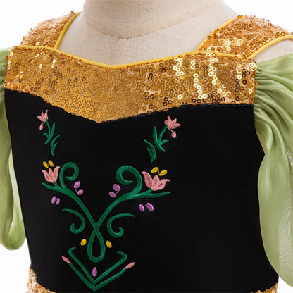 Enchanted Green Princess Costume for Girls