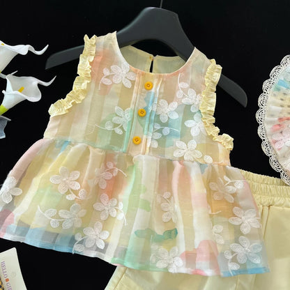 Rainbow Breeze Summer Set with hat