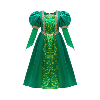 Green Forest Princess Costume with Accessories