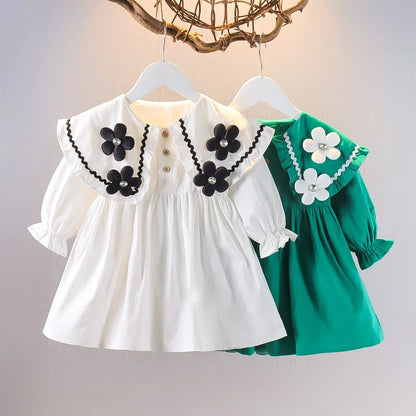 Petal Pop Cotton Dress