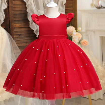Alice Red Girls’ Party Dress