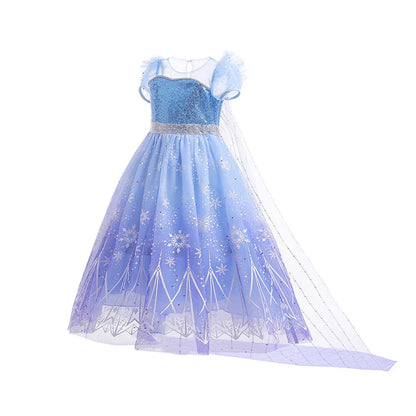 Snowflake Magic Light-Up Princess Dress for Girls