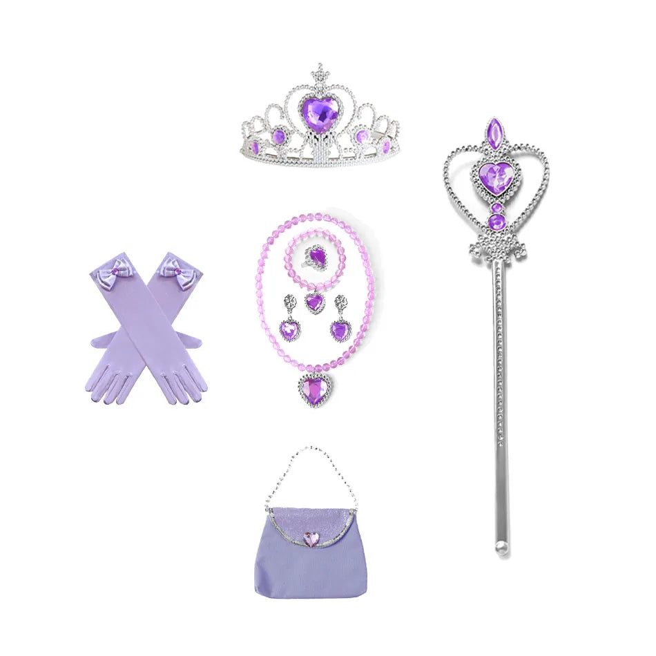 Tower Princess Accessory Set – Braided Wig, Crown, Wand & Jewelry