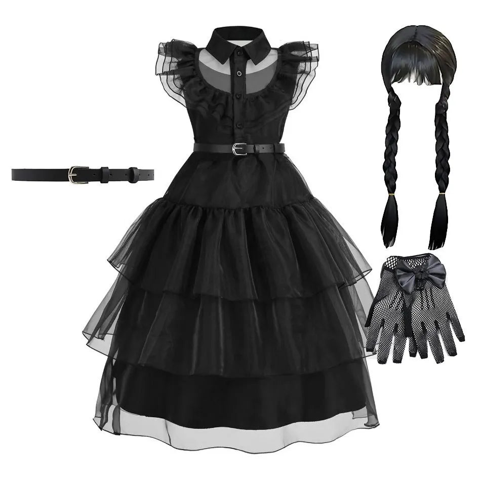 Gothic Girl Halloween Costume Set