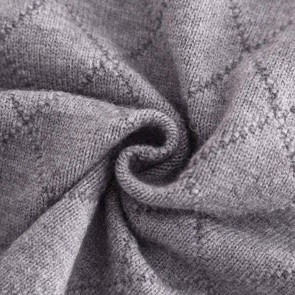 Cozy Elegance Knit Set Gray