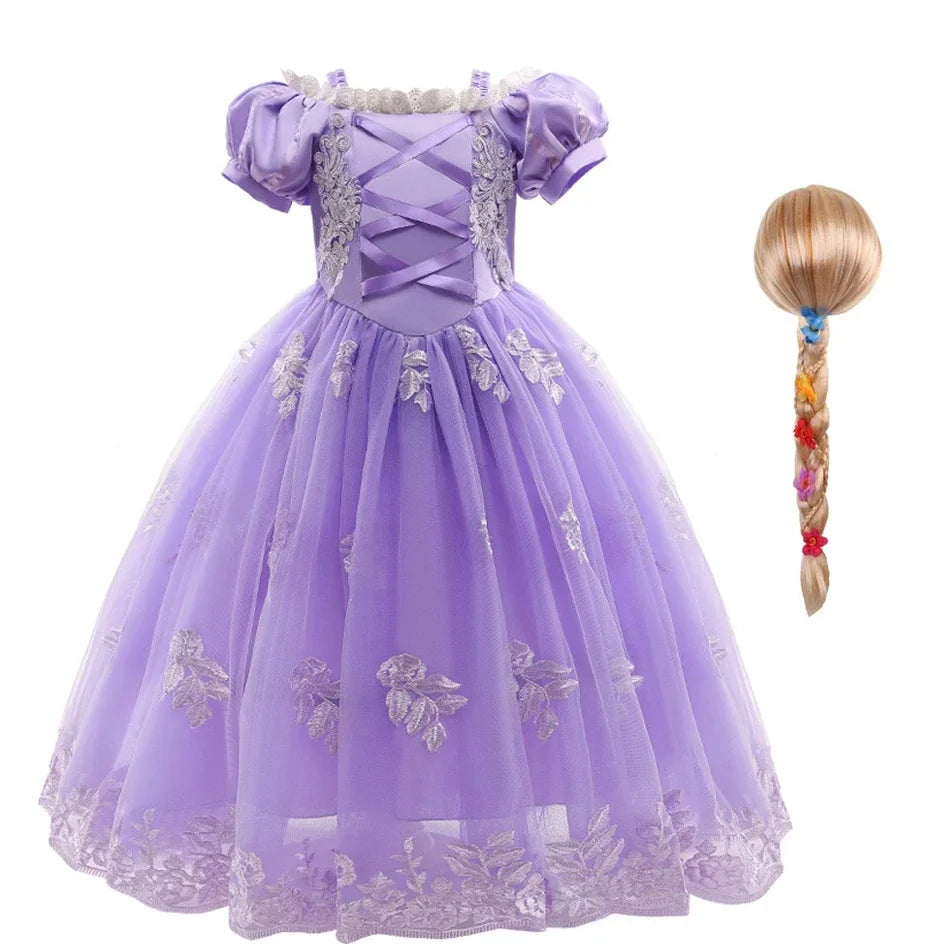 Purple Fairytale Princess Costume with Accessories