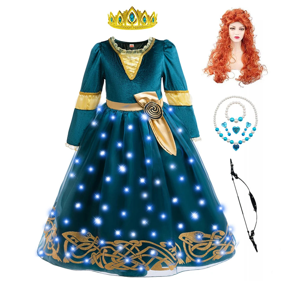 Brave Highland Princess Light-Up Dress