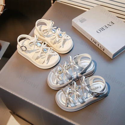 Crystal Bows Sandals