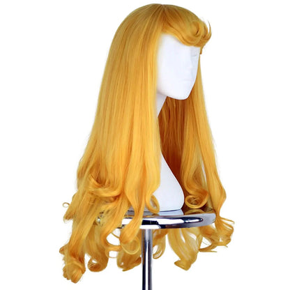 Sleeping Princess Accessory Set – Long Blonde Wig, Crown, Wand & Gloves