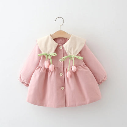 Baby Tulip Collar Coat