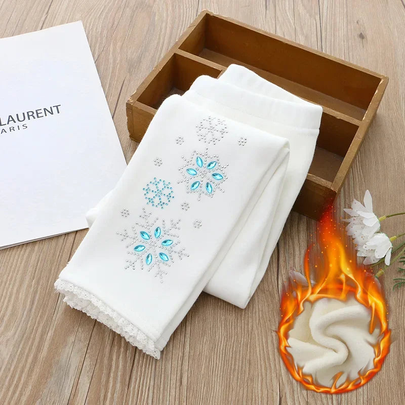 Frosty Sparkle Winter Leggings