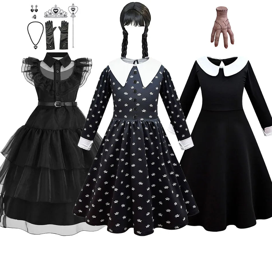 Gothic Girl Halloween Costume Set