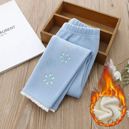 Frosty Sparkle Winter Leggings