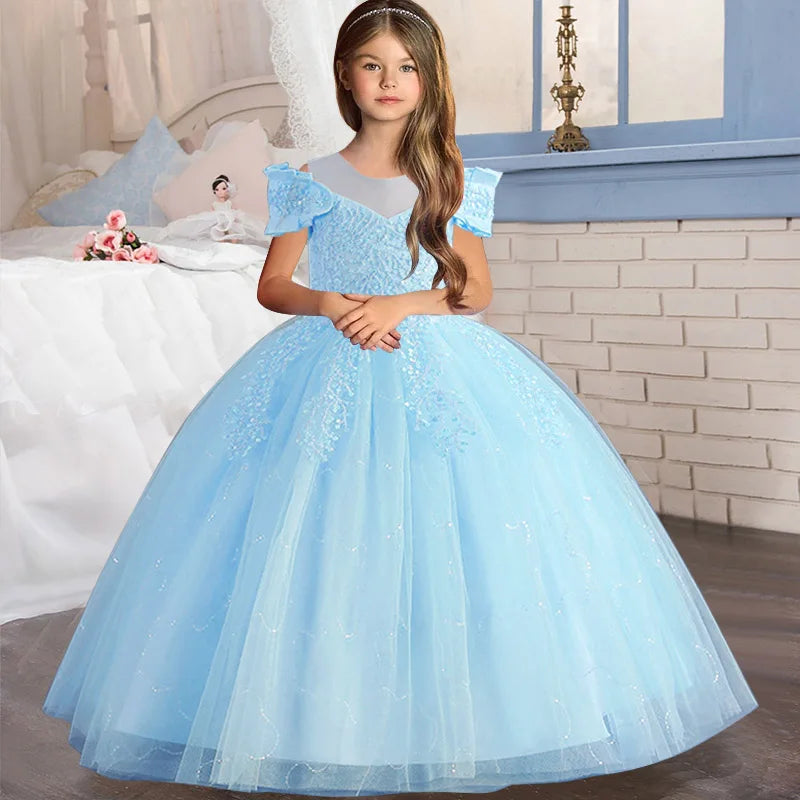 Laura Kids' Party Dress - Colors