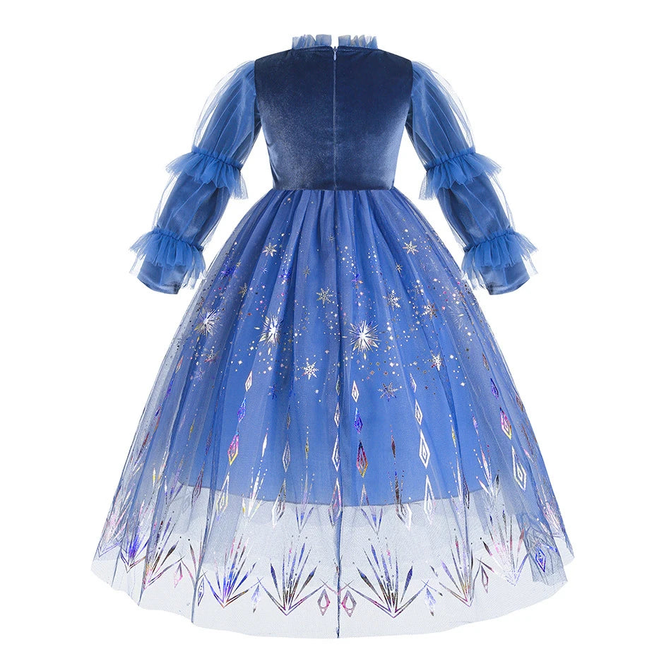 Ice Queen Velvet & Sequin Costume for Girls