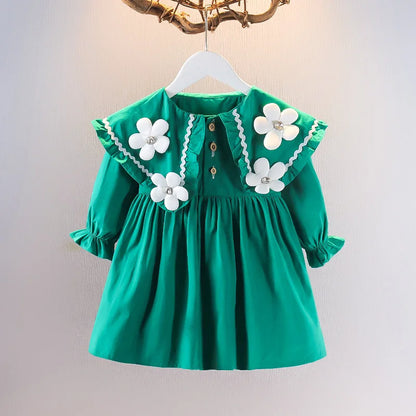 Petal Pop Cotton Dress